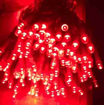 Red White and Blue String Light