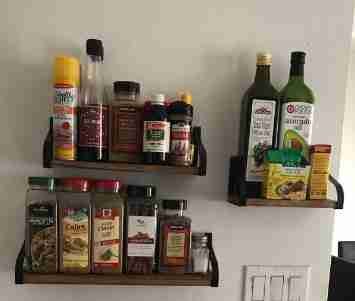 Floating Shelf Under Kitchen Cabinet